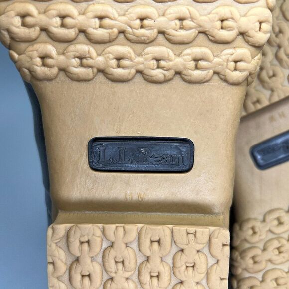 L.L. Bean Men's Size 9 8" Gore-Tex Insulated Brown Leather Bean Boots - Picture 10 of 14